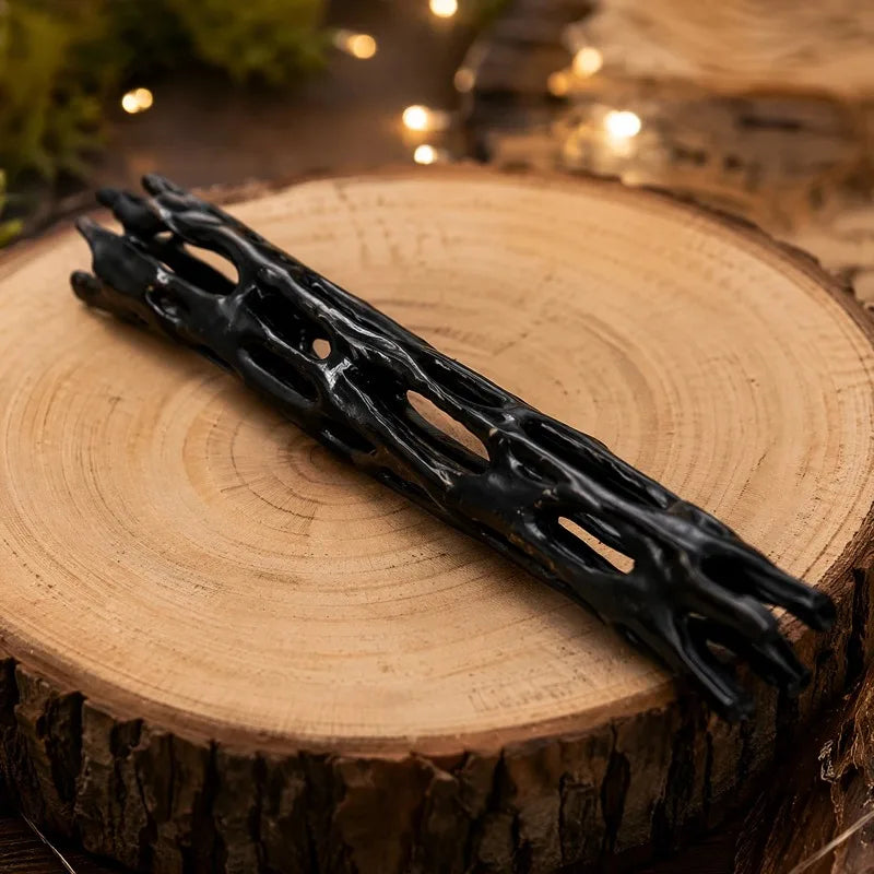 1Pcs 3D Printed One Wish Willow Stick Black Wishing Snap Sticks Magic Prop